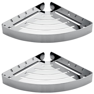 免打孔卫生间置物架壁挂式角架不锈钢浴室厨房网篮酒店宾馆健身房