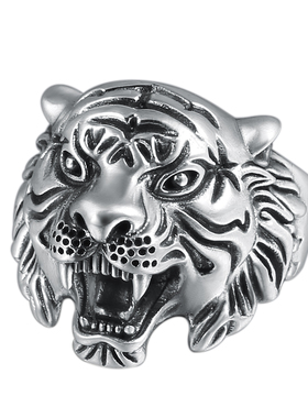 正品s925纯银饰品霸气龙头夸张