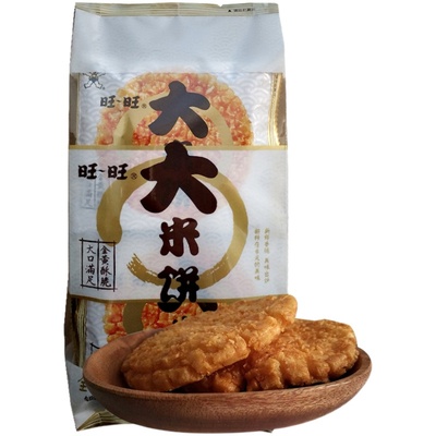 旺旺大米镀铝膜包装酥脆135g