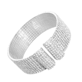 美国代购Western fashion水晶手链可调钻石手镯流行时尚饰品