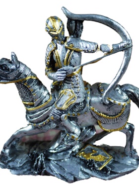 战马结婚礼物欧式风树脂工艺品