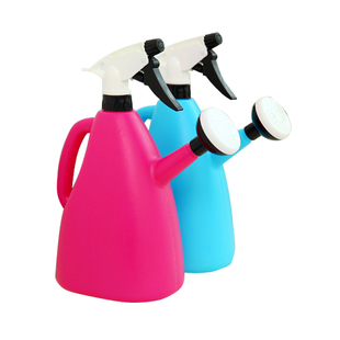 洒水壶浇花壶家用塑料喷水壶 园艺养花工具手提小式喷洒两用喷壶