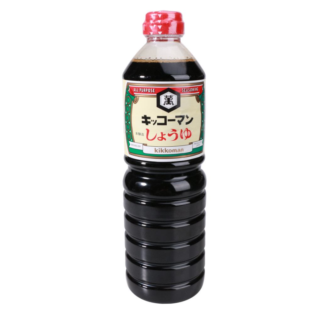 日本进口万字酿造浓口酱油1000ml
