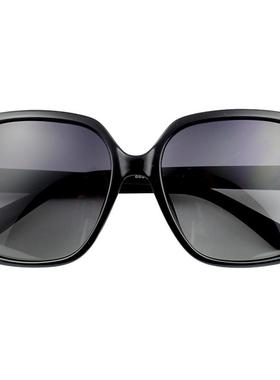 圆脸偏光港味风方框驾驶眼镜