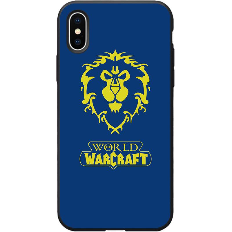 WOW魔兽世界联盟iPhoneXsMax适用苹果15Pro全包16/12/13/14手机壳XR磨砂华为OPPO小米VIVO安卓硅胶保护壳