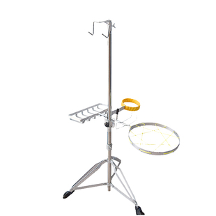 铜锣架子乐器支架一打三铜器架子不锈钢演出戏剧打击乐器演出架子