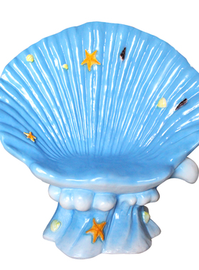 大型海洋主题商场贝壳凳子装饰品