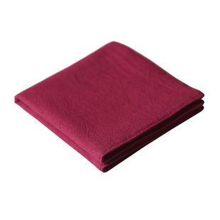 春泥棉麻双层单色手工加厚吸水毛巾茶道抹布手帕方形茶巾