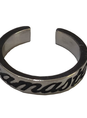 纯银yoga守护许愿瑜伽祈福脚戒指