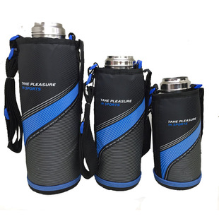 杯套保温杯套杯袋1000ml水杯套背带保护套日本水壶袋1500ml可斜挎