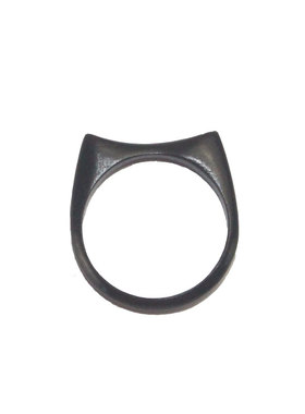 红黑檀木戒指月芽情侣diy学生