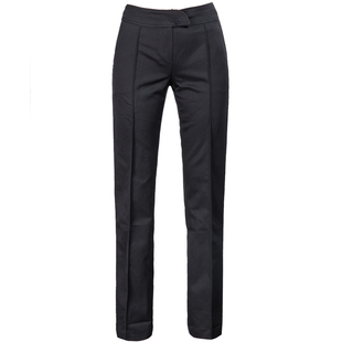 敦系列品牌折扣正品秋装新款女黑色哈伦小脚裤长裤料子裤