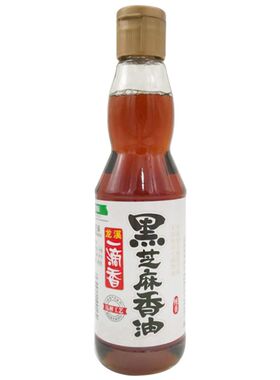 龙溪一滴香黑芝麻香油405ml*2瓶