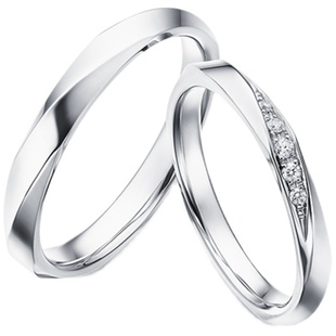 I-PRIMO对戒 FORTUNA命运之轮 钻石黄金情侣婚戒求婚戒   iprimo