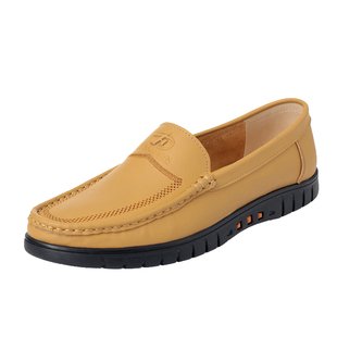 莱克公牛男鞋新款男士商务休闲皮鞋真皮牛皮软底软面套脚驾车鞋子