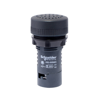 施耐德蜂鸣器XB2BSBC XB2BSM4LC B4LC一体式报警灯LED红色220 24V