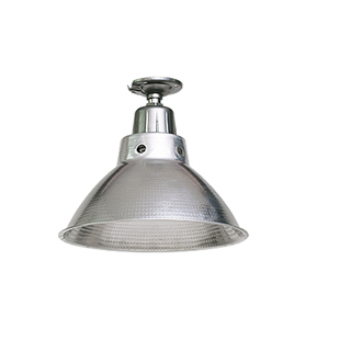 工矿灯罩车间工业厂房仓库铝罩吊链耐高温螺口灯头座吊杆灯罩配件