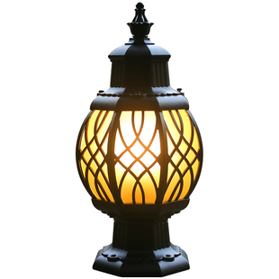 圆形围墙灯户外大门灯室外柱头灯防水别墅景观庭院灯墙头灯门柱灯