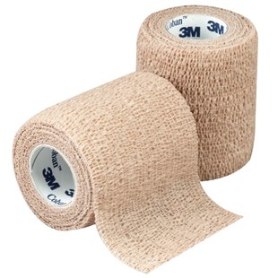 3M弹性绷带固定加压弹力透气束胸护绑手指自粘运动胶带护腕肘膝踝