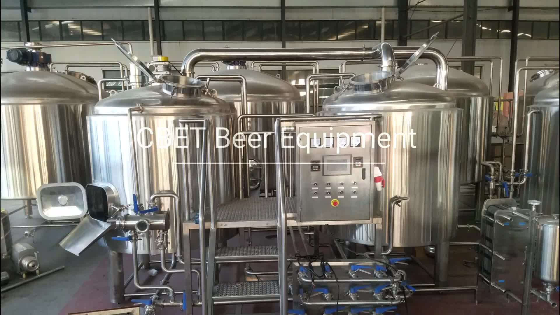 Craft Beer Brewing Equipment 1500l 15hl 15bbl Beer Brewhouse And