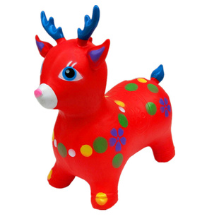 儿童充气音乐塑料跳跳马坐骑木马玩具充气马加厚宝宝婴儿小马骑马