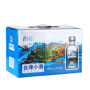 台岛台湾高粱酒浓香45度150ml*12瓶便携装青春小白粮食白酒包邮