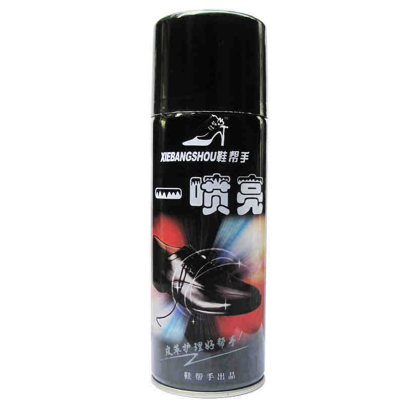 三惠鞋帮手皮革一喷亮光亮蜡鞋油
