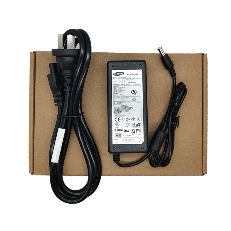 三星14V1.78A LED LCD液晶台式电脑显示屏电源适配充电器线变压器