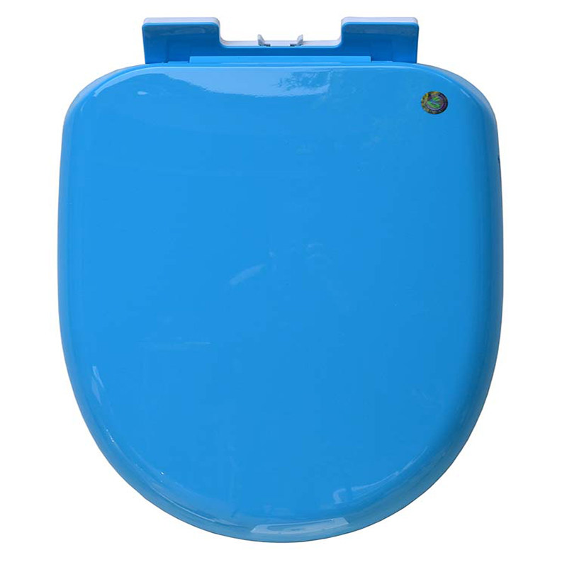 马桶盖彩色通用座便盖加厚家用坐便盖马桶圈VOU方型缓降厕所盖板