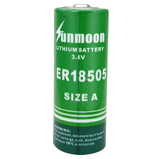 日月ER18505锂电池3.6V智能IC卡水表流量计燃煤气GPS定位器暖气表