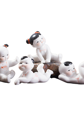 陶瓷情侣添丁结婚礼物婚礼送子