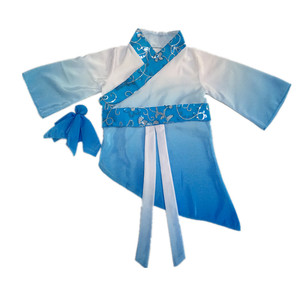 儿童书童汉服男女童国学古装表演服幼儿园三字经 中华孝道演出服