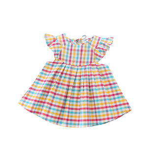 春夏新款儿童纯手工针织小外套短款中袖上衣女童披肩纯色开衫坎肩