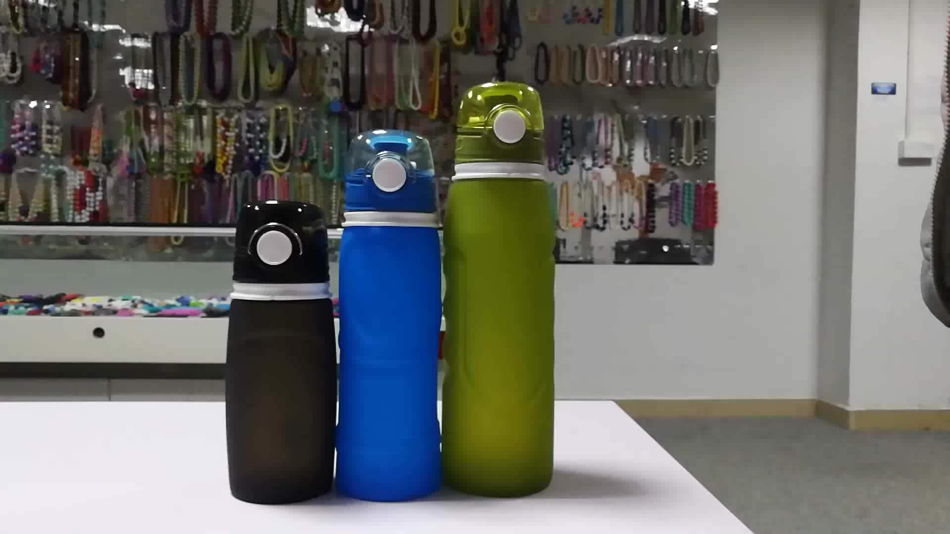 New Products 2017 Outdoor Collapsible Squeeze Sports Drink Bottle