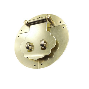 新品白铜官皮箱全套配件纯铜箱扣首饰盒全铜锁扣五金小箱子搭扣