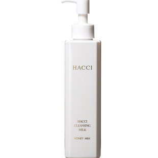 三三家现货包邮日本hacci老铺蜂蜜精华卸妆乳MILK190ml快速无残留