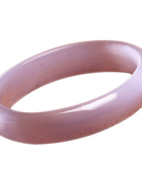 绿猫眼冰蓝色水晶光滑手镯