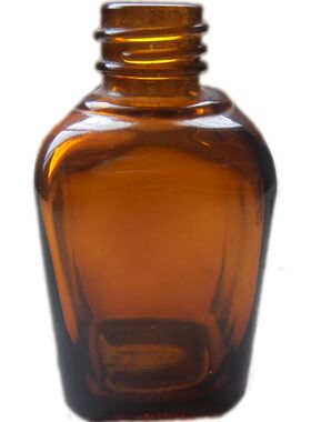 精油瓶分装瓶茶色方瓶35ml