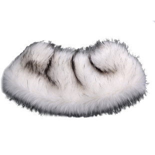 秋冬狐狸毛仿皮草套头套肩毛弹力大围脖新娘晚礼服披肩女主持年会