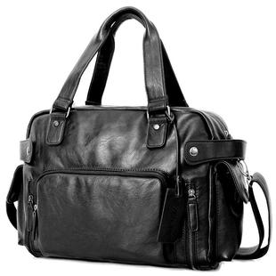 左森男包单肩包男士斜挎包时尚休闲韩版皮包手提包旅行包大容量潮