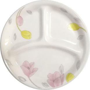 美国进口康宁耐热玻璃餐具郁金香大鱼盘果盘长条方盘深浅分割汤碟