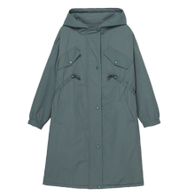 冬季夹棉外套中长款2019年新款棉服1