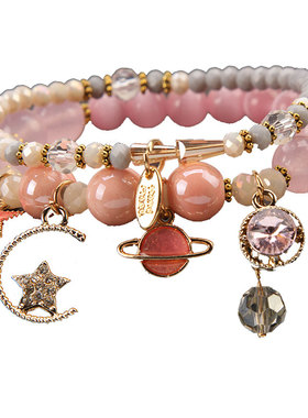 东大门韩国星空多元素月亮手串