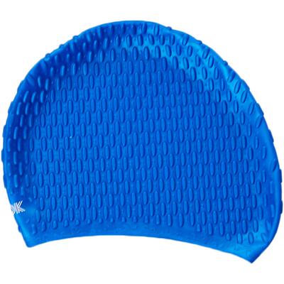 OOK专业护耳泳帽 男女通用长发防水硅胶水滴游泳帽 大号成人时尚