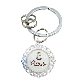 钥匙扣定制做照片刻字二维码校徽logo学校社团同学生纪念毕业礼物