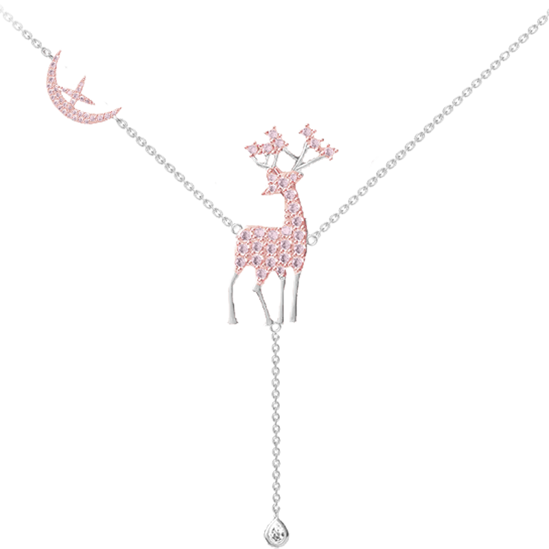 rsny x reindear谜鹿系列女锁骨链