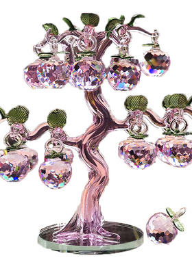 粉色水晶乔迁新居工艺礼品送闺蜜