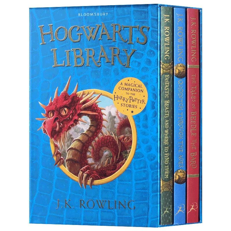 霍格沃茨学校图书馆套装 Harry Potter The Hogwarts Library Box Set英文原版正版小说哈利波特外传周边 J.K. Rowling罗琳