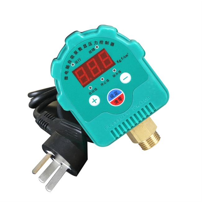 包邮微电脑数显水泵压力控制器家用水泵缺水保护无塔供水智能开关