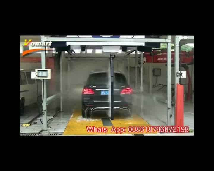 Full Touchless Automatic Car Wash Machine Used Hot Water Pressure